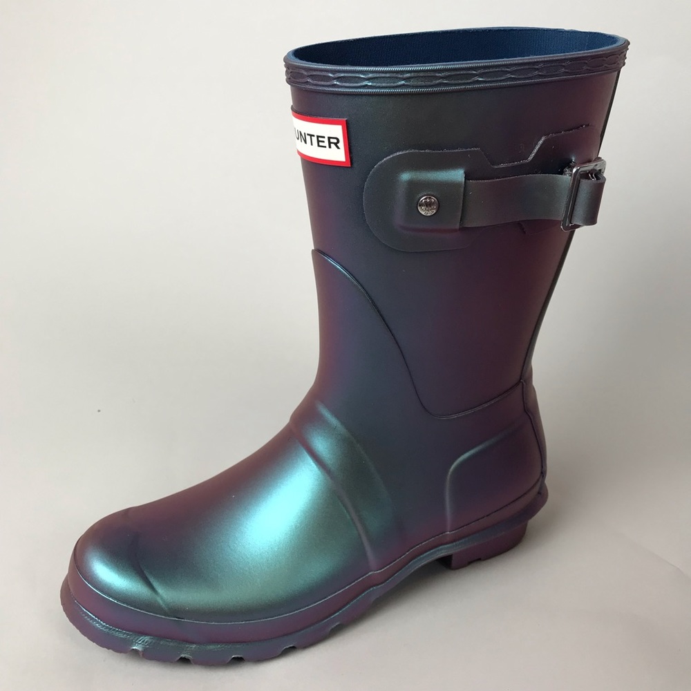 Hunter nebula short rain boots size 7 - Picture 1 of 7
